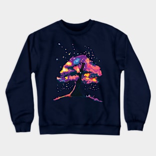 Tree Fantasy Illustration Crewneck Sweatshirt